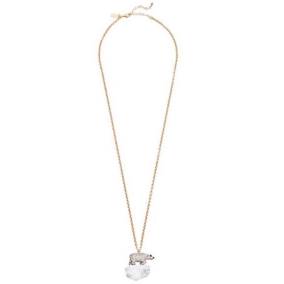 KATE SPADE • Cold Comforts Polar Bear Long Necklace - Picture 3 of 6